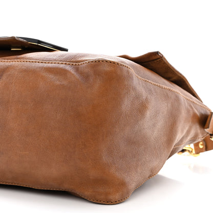 Fendi Nappa Big Forever Mama Baguette Brown 10 of 13
