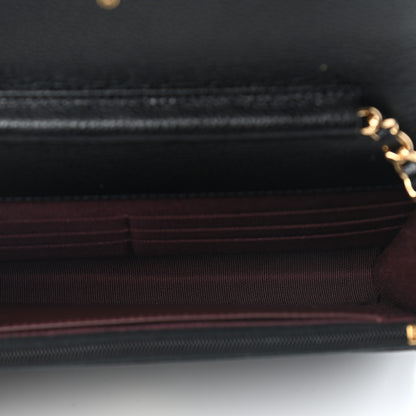 Chanel Caviar Quilted Wallet On Chain WOC Black 5 of 9