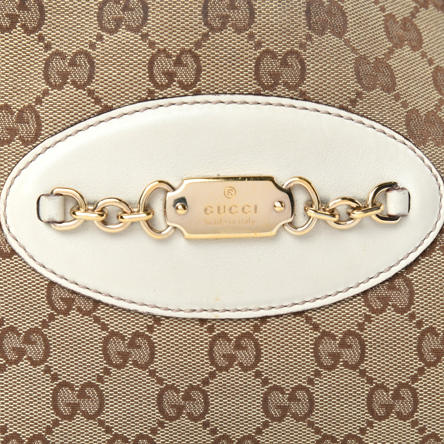 Gucci Monogram Punch Hobo White 10 of 10