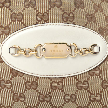 Gucci Monogram Punch Hobo White 10 of 10