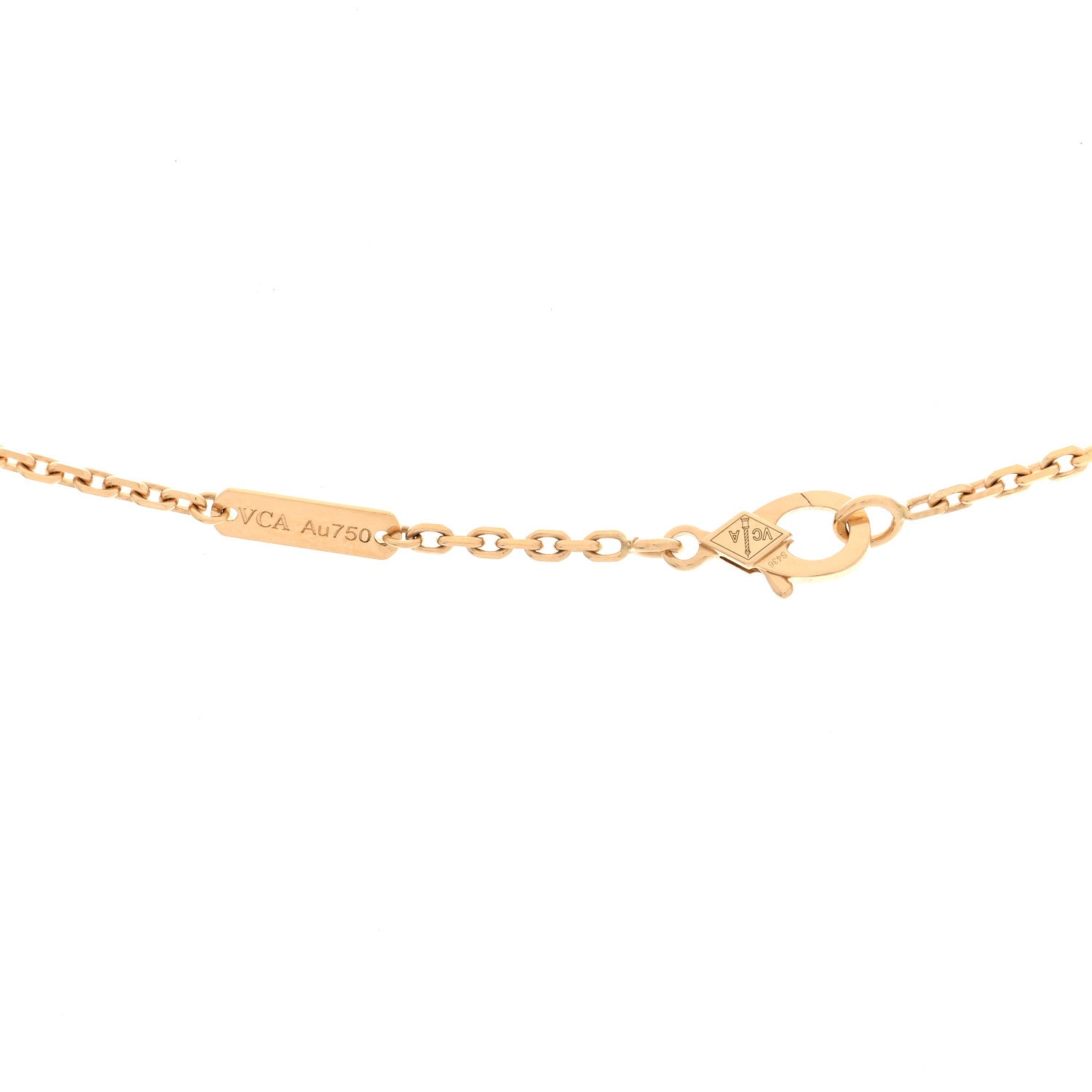 Van Cleef & Arpels 18K Yellow Gold Blue Agate Magic Alhambra Long Necklace 4 of 5