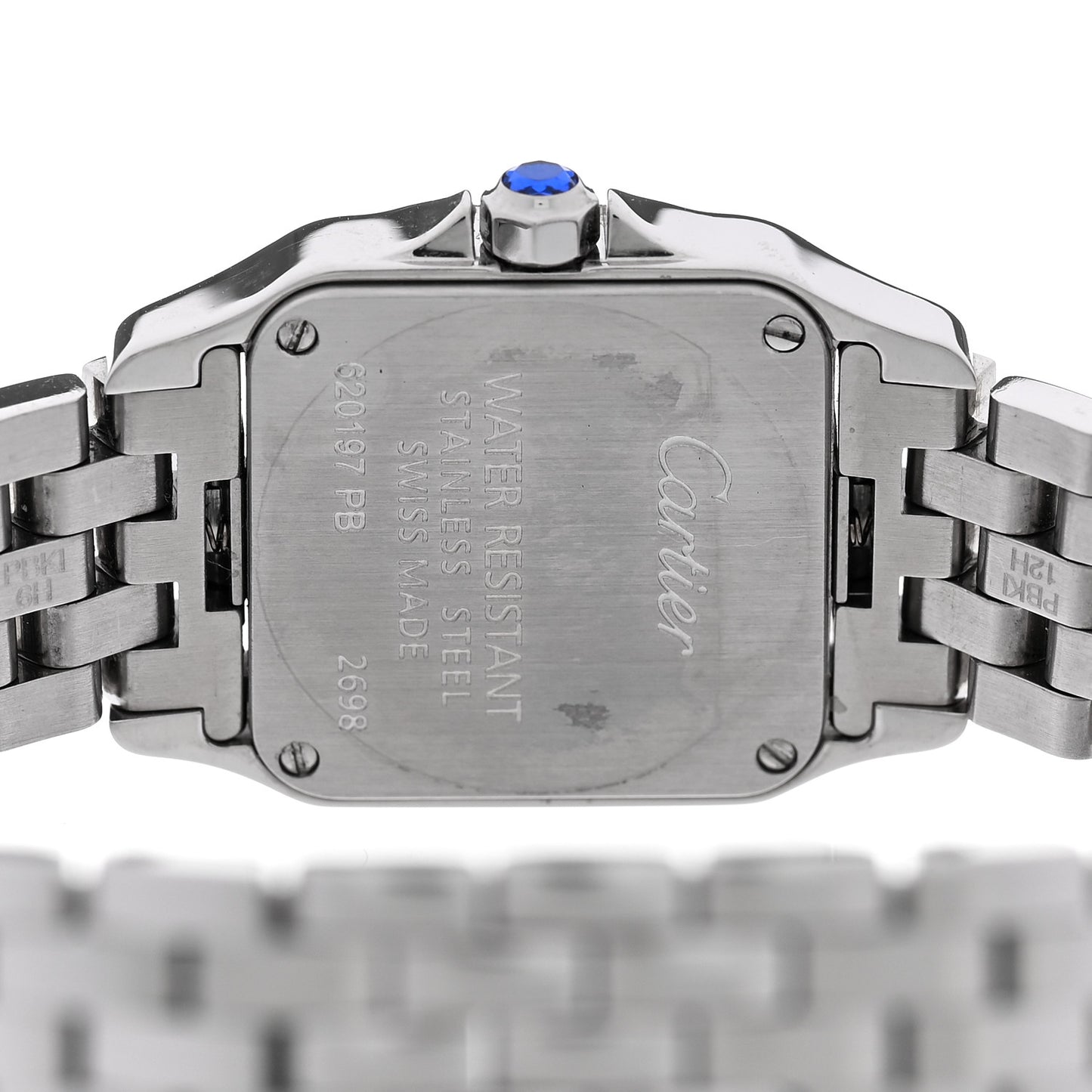 Stainless Steel 20mm Santos Demoiselle Quartz Watch