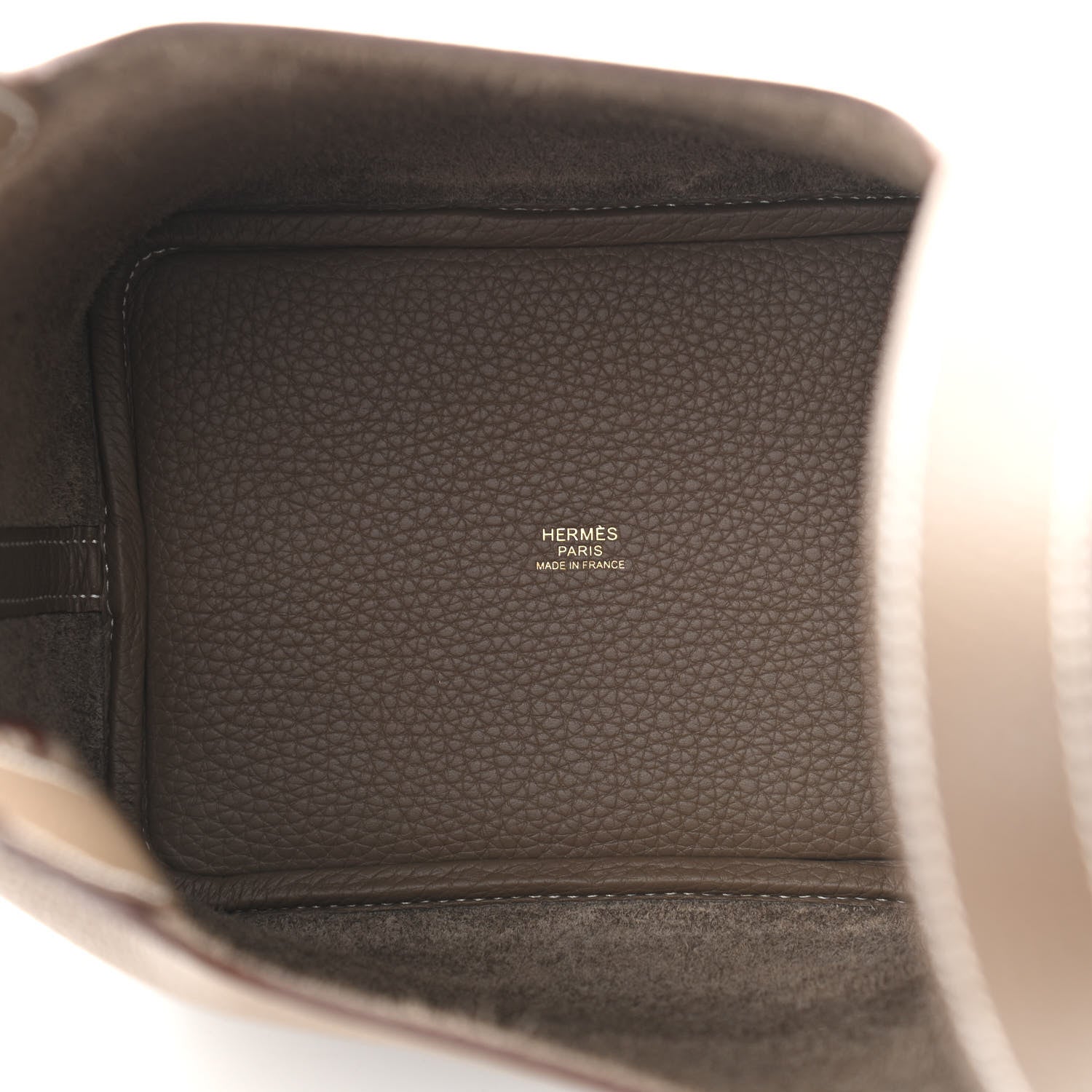 Hermes Taurillon Clemence Picotin Lock 18 PM Etoupe 5 of 11