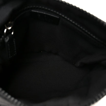 Gucci Nylon Monogram Mini Flat Messenger Bag Black 5 of 11