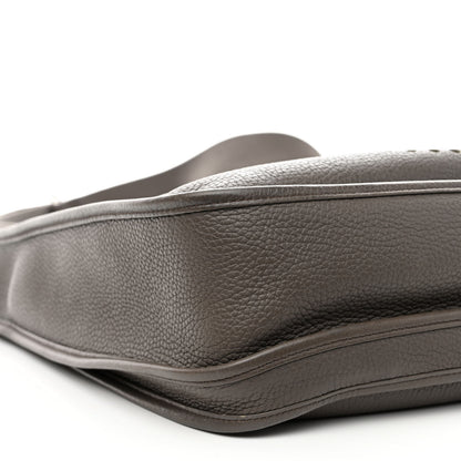 Hermes Taurillon Clemence Evelyne III GM Etain 9 of 10