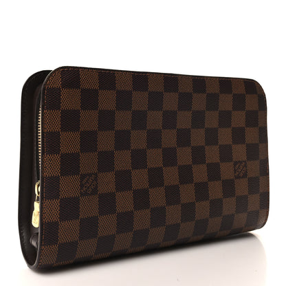 Louis Vuitton Damier Ebene Pochette Saint Louis Clutch 3 of 6