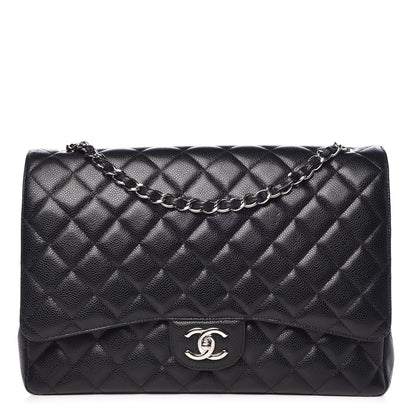 Chanel Caviar Quilted Maxi Double Flap Black 1 of 12