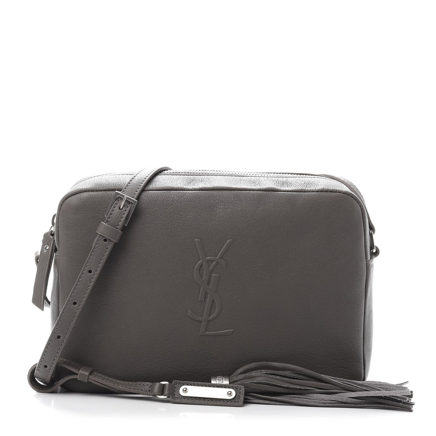 Lambskin Monogram Small Lou Camera Bag Fog