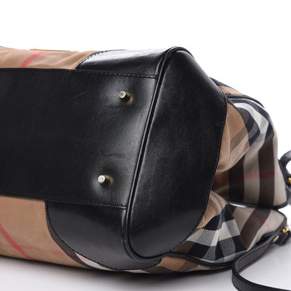 Burberry House Check Medium Canterbury Tote Black 9 of 19