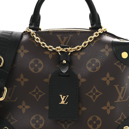 Louis Vuitton Monogram Petite Malle Souple Black 10 of 12