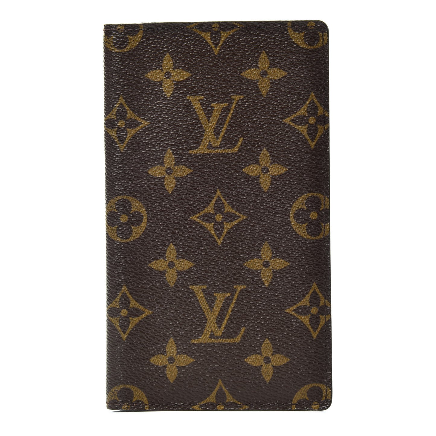 Monogram Checkbook Holder Case Wallet