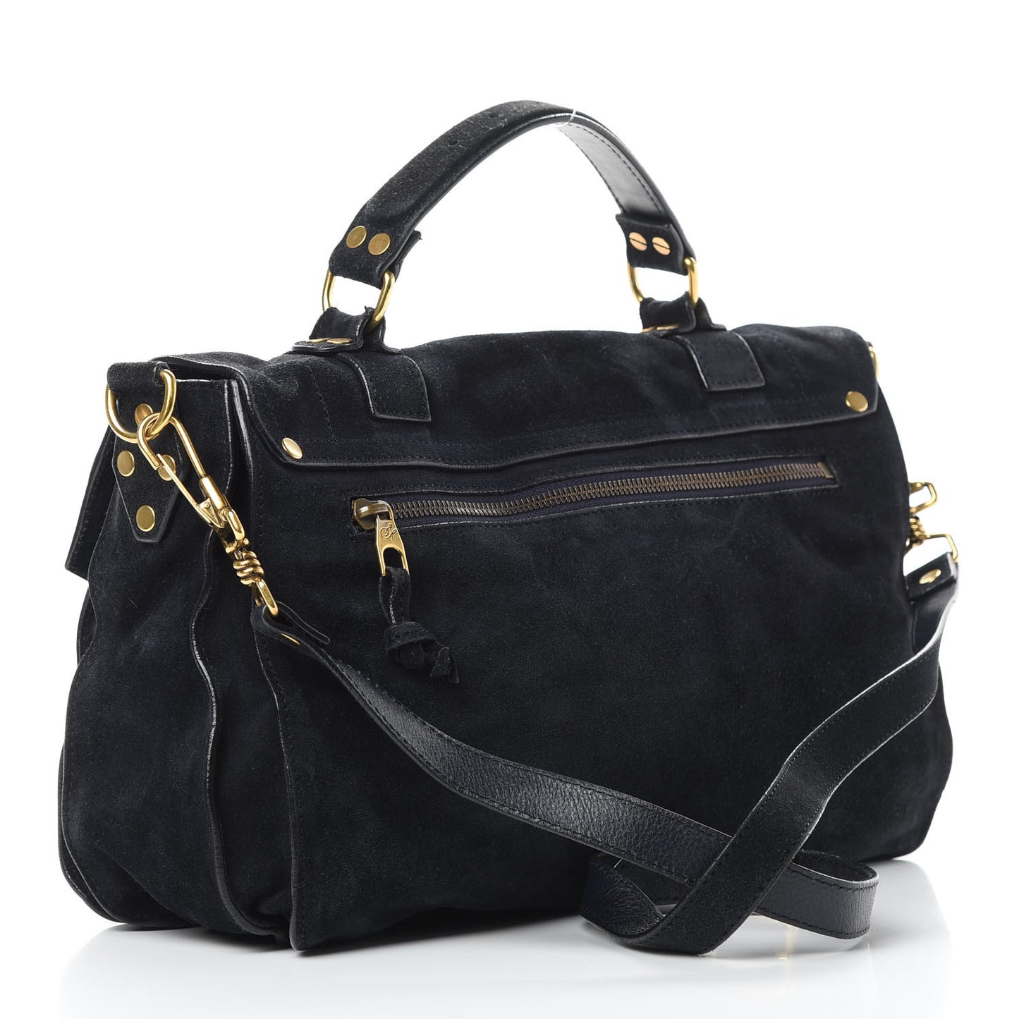 Suede Medium PS1 Satchel Navy