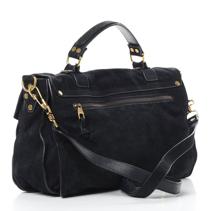 Proenza Schouler Suede Medium PS1 Satchel Navy 4 of 17