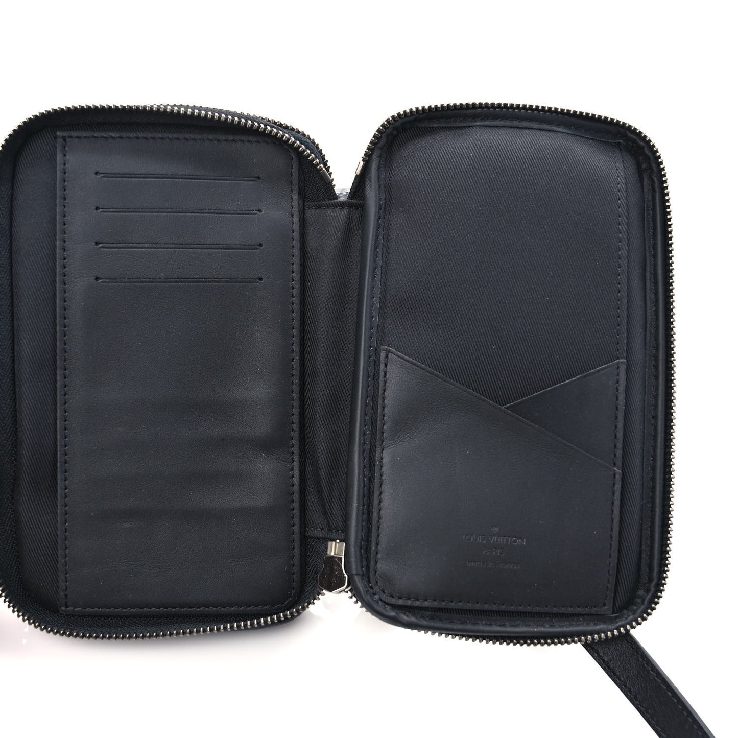 Monogram Eclipse Reverse Double Phone Pouch