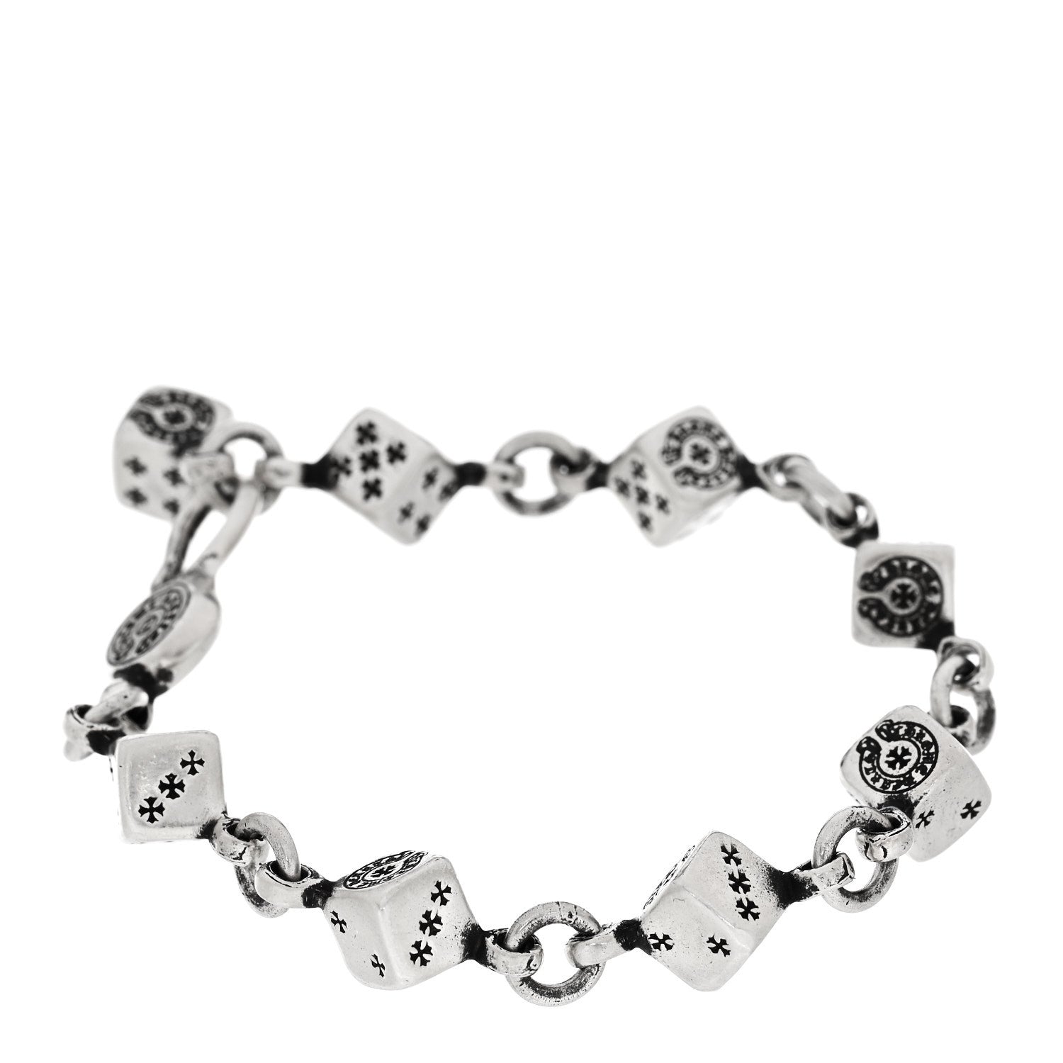 Chrome Hearts Sterling Silver Dice Bracelet 4 of 8
