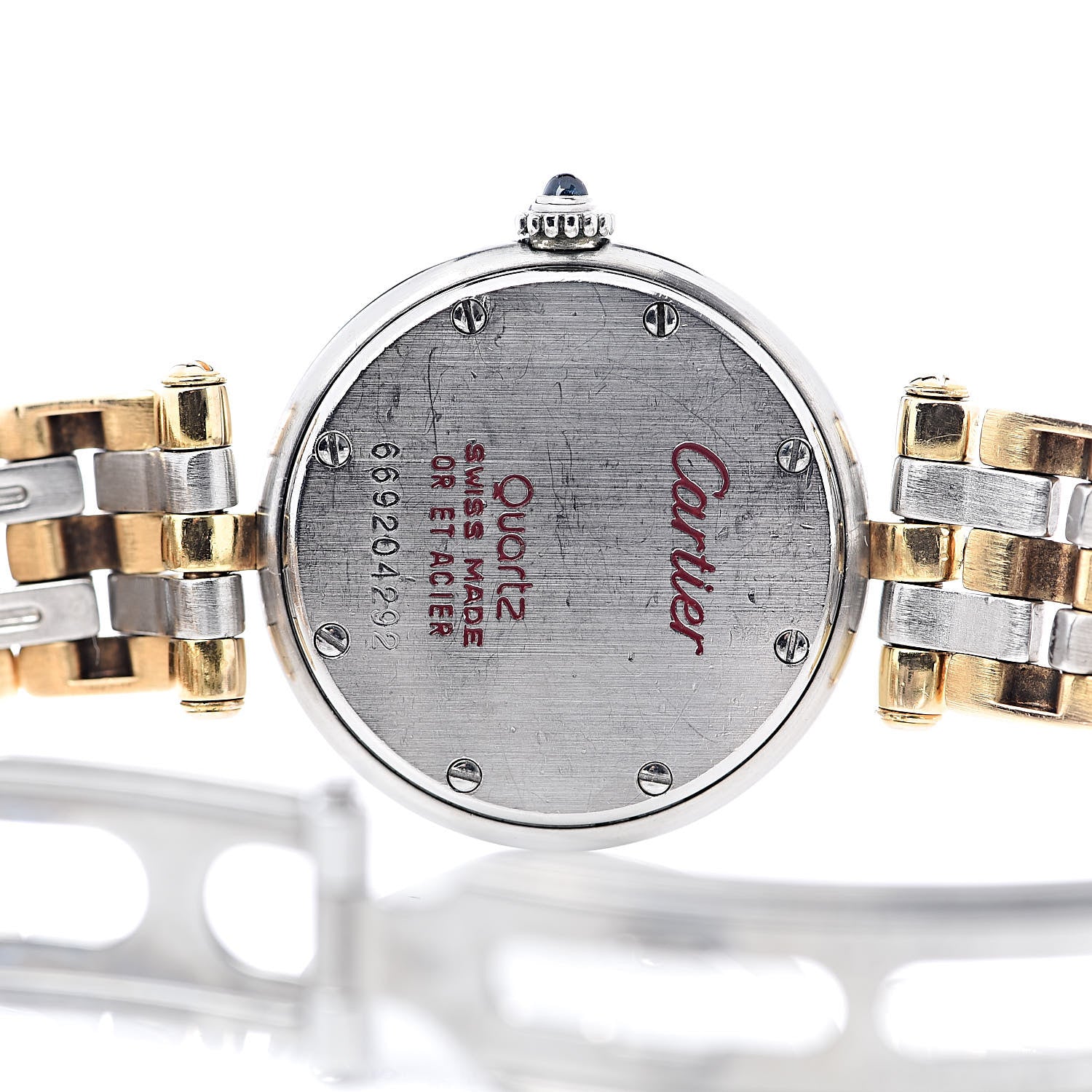 Cartier Stainless Steel 18K Yellow Gold 24mm Panthere Vendome Quartz Watch 5 of 7