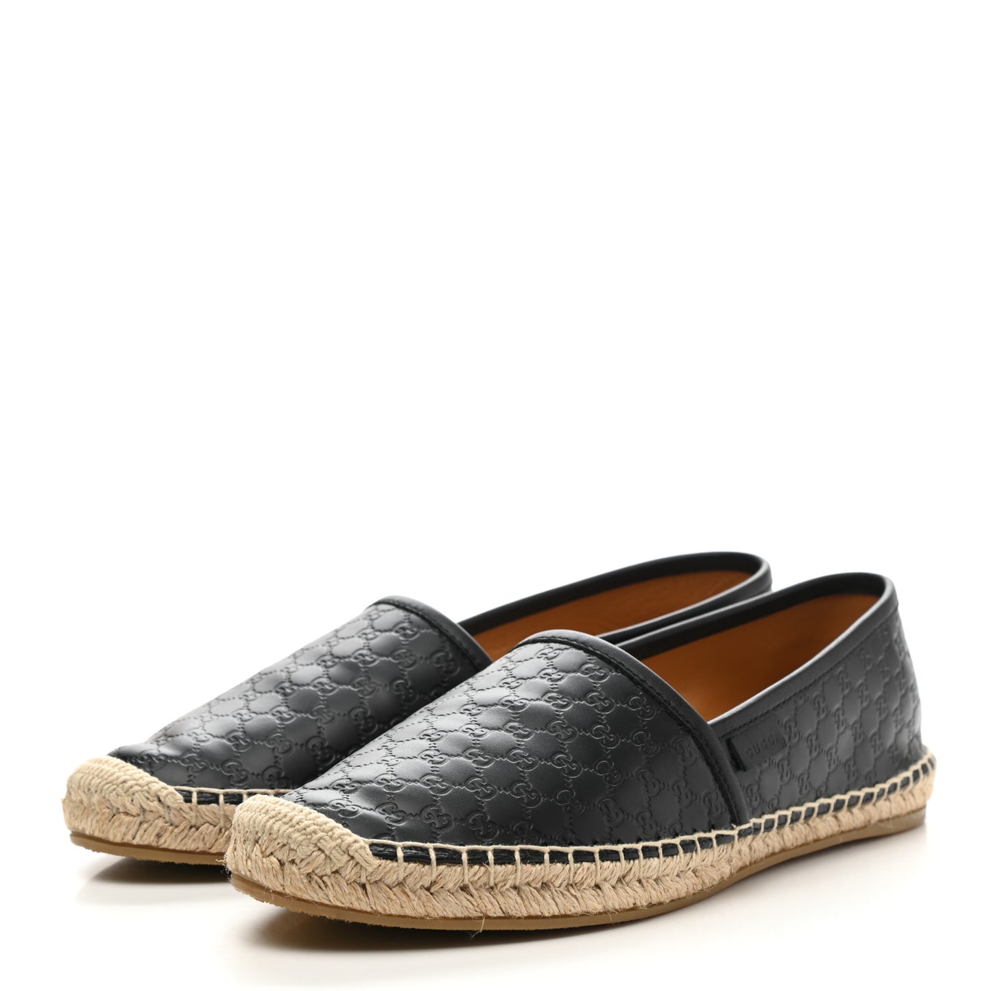 Microguccissima Signature Espadrilles 38 Black