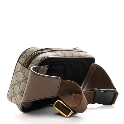 Gucci Soft GG Supreme Monogram Medium Ophidia Belt Bag Dark Brown 3 of 8