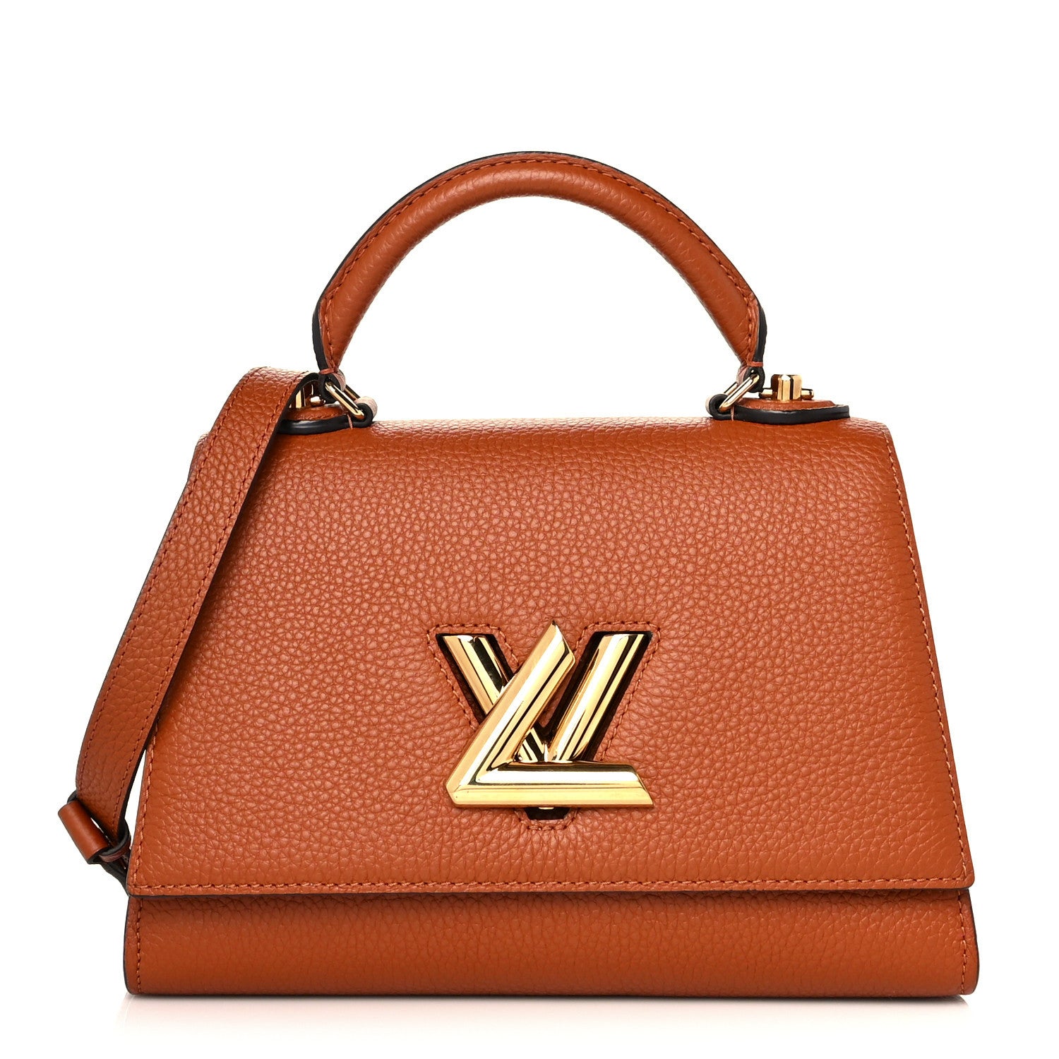 Louis Vuitton Taurillon Twist One Handle PM Caramel 1 of 10