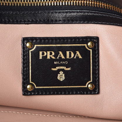Prada Soft Calf Shopping Tote Black 8 of 20