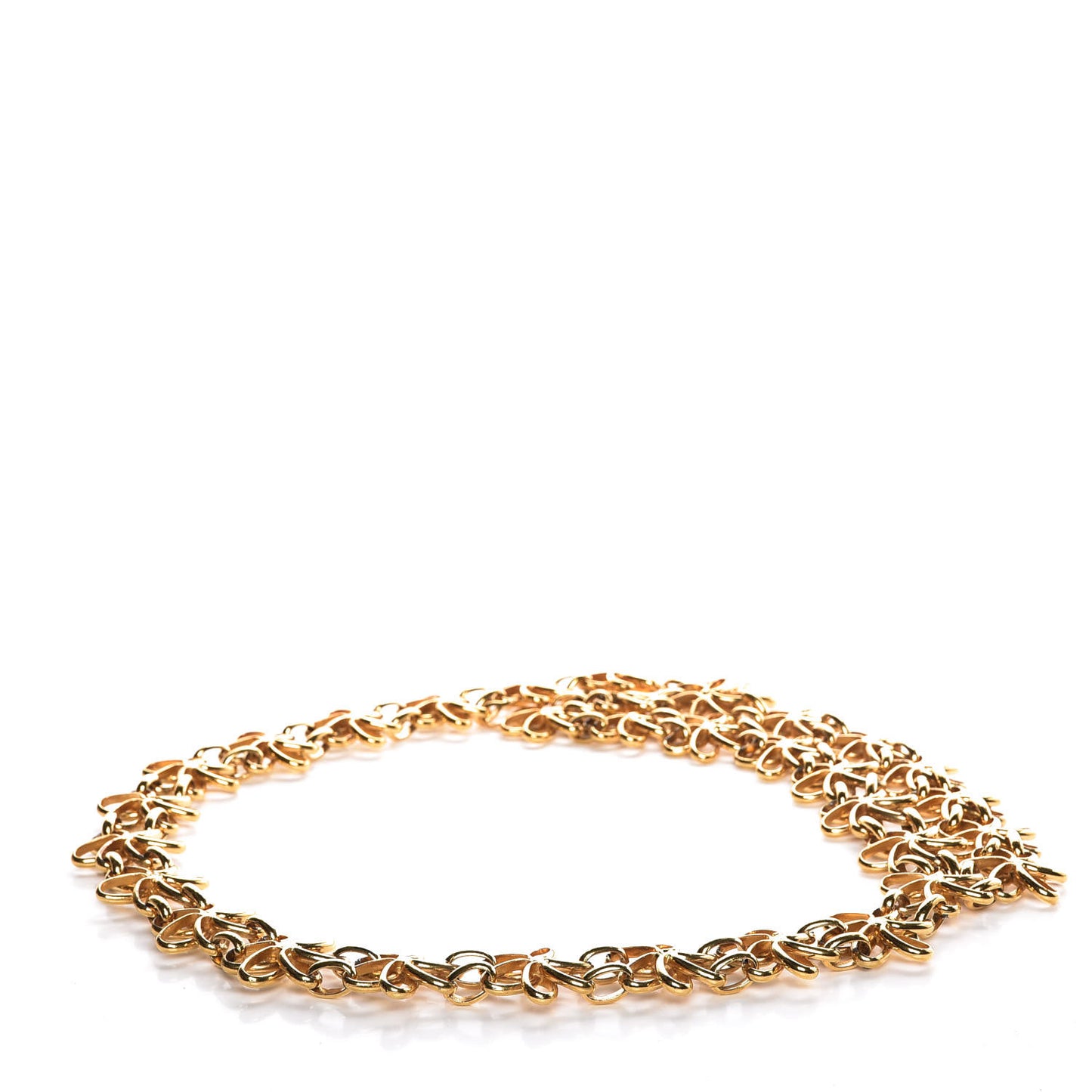 Floral Chain Belt Gold