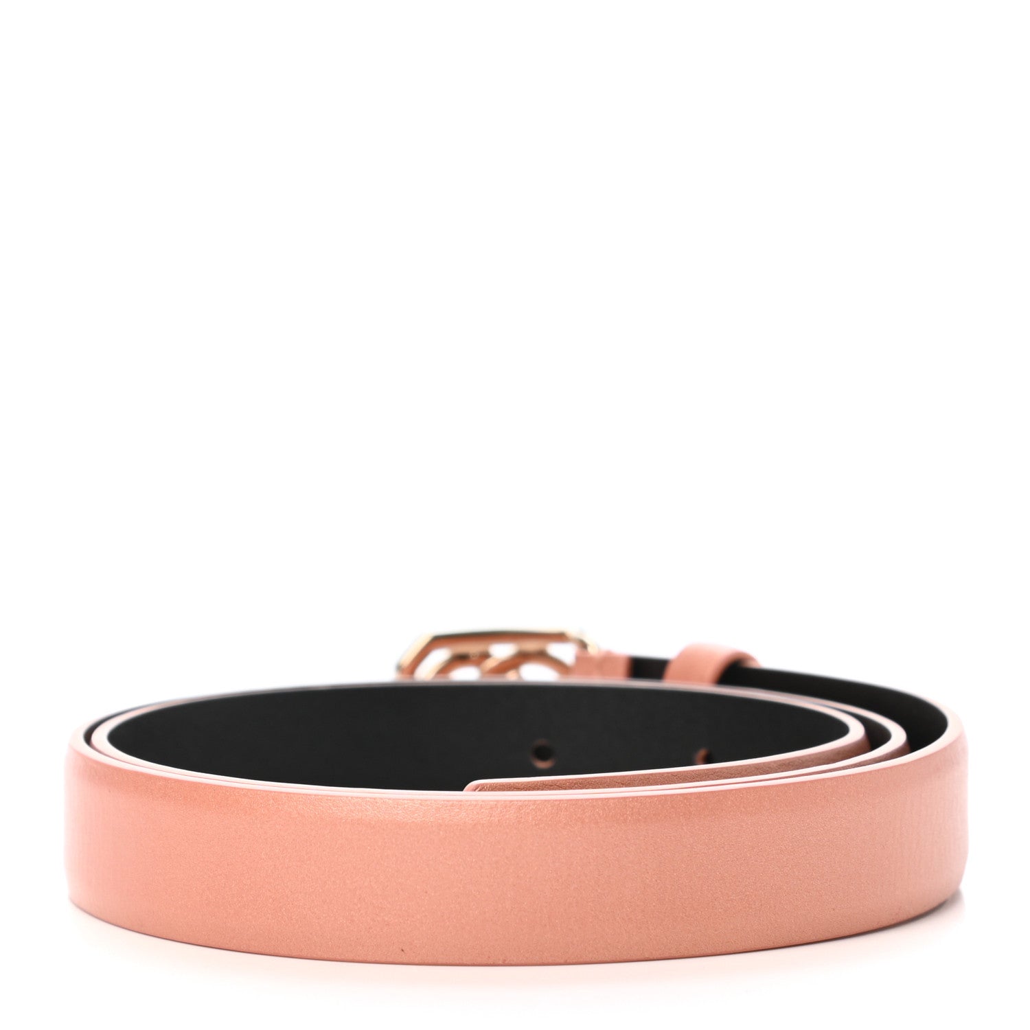 Chanel Metallic Calfskin Crystal Pearl Vendome CC Belt 75 Rose 2 of 8