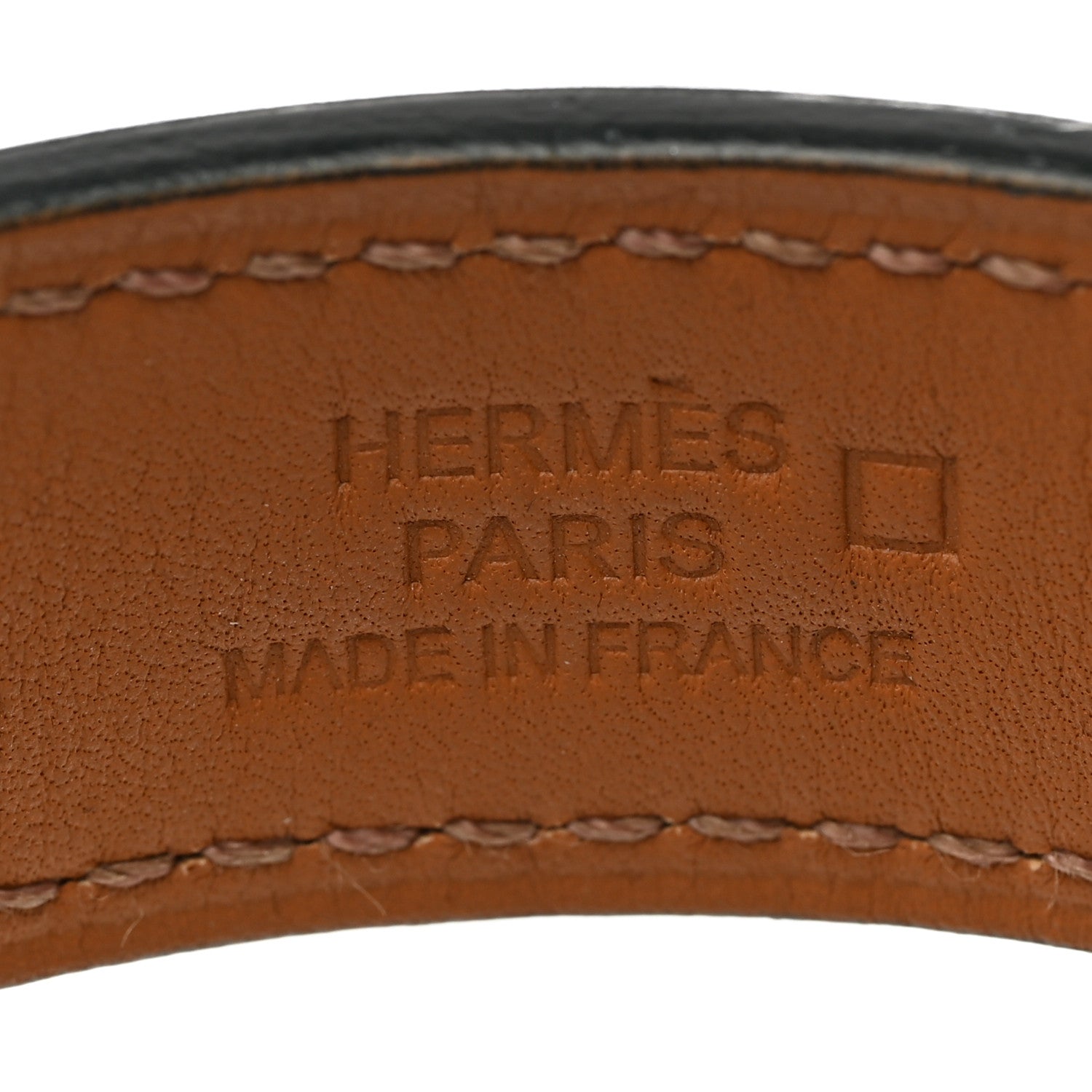Hermes Matte Alligator Narrow Jack Bracelet M Vert Anis 5 of 6