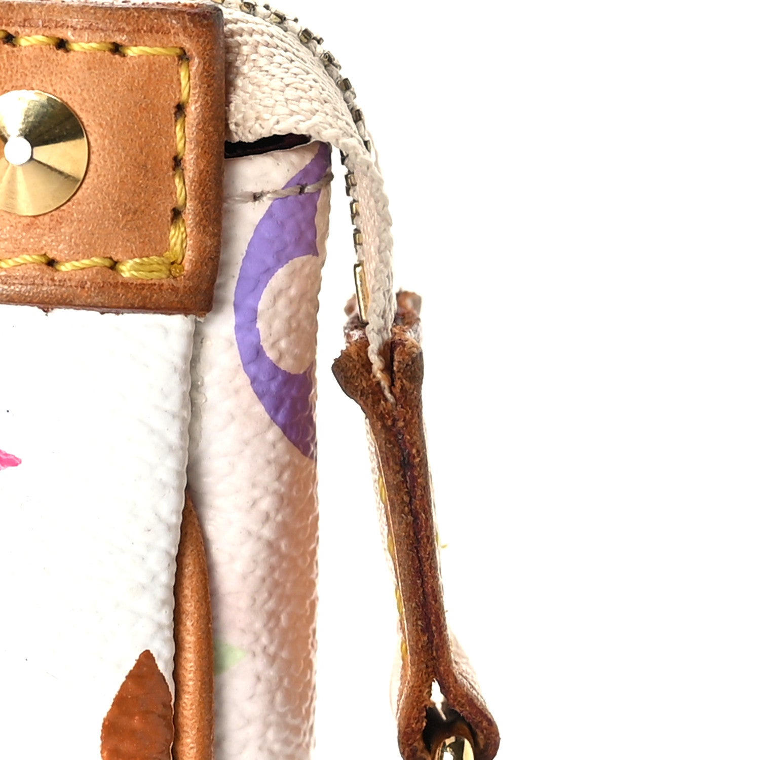 Louis Vuitton Monogram Multicolor Pochette Accessories White 9 of 9