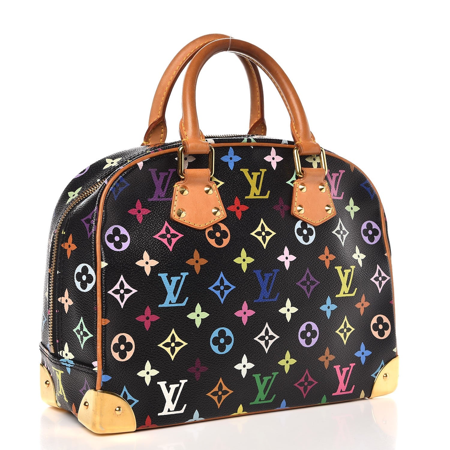 Louis Vuitton Monogram Multicolor Trouville Black 3 of 10