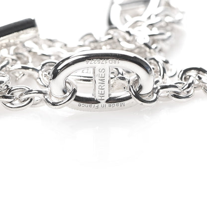 Hermes Sterling Silver Farandole Necklace 120 4 of 5