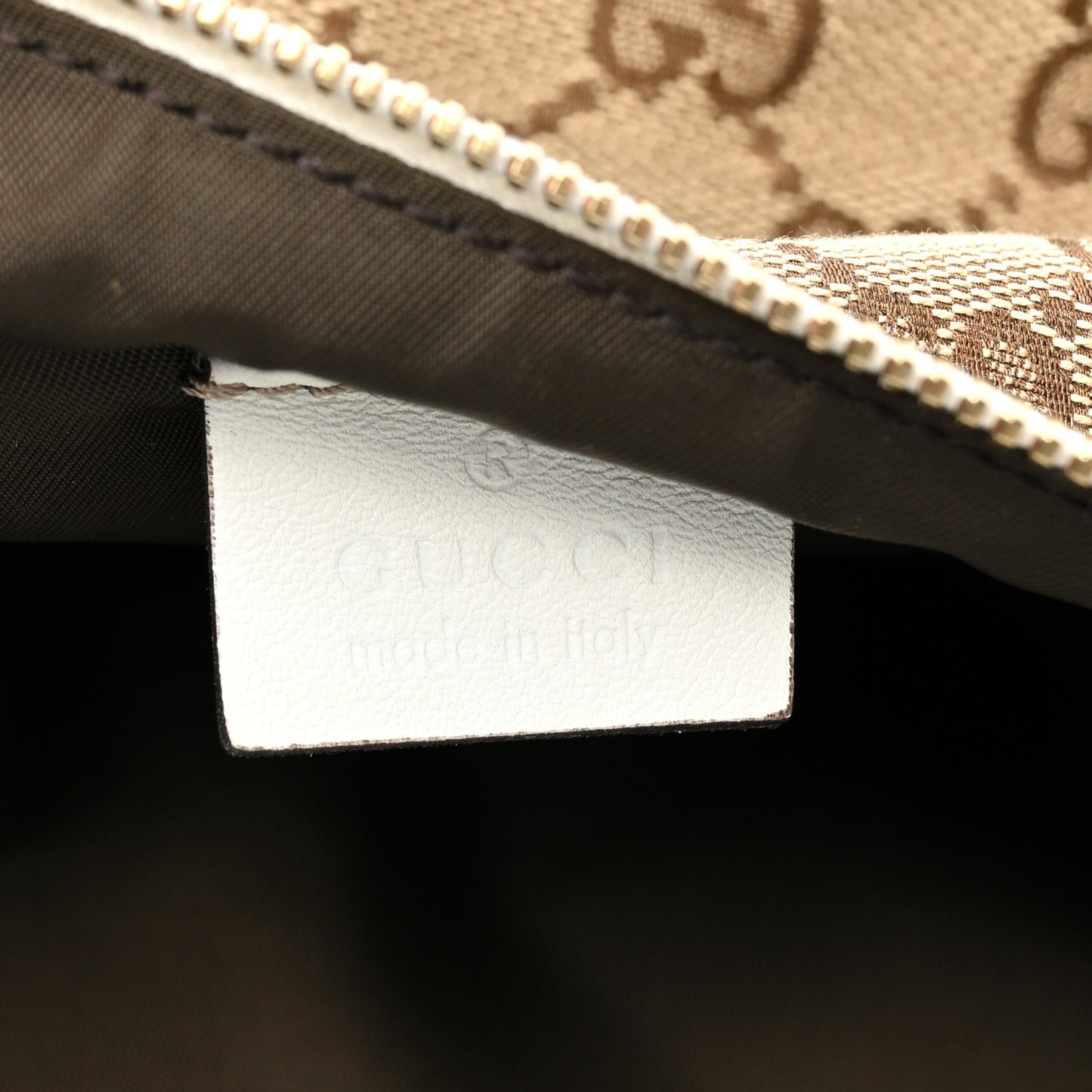 Monogram Pochette White