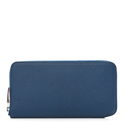 Hermes Epsom Silk'In Wallet Deep Bleu 1 of 8
