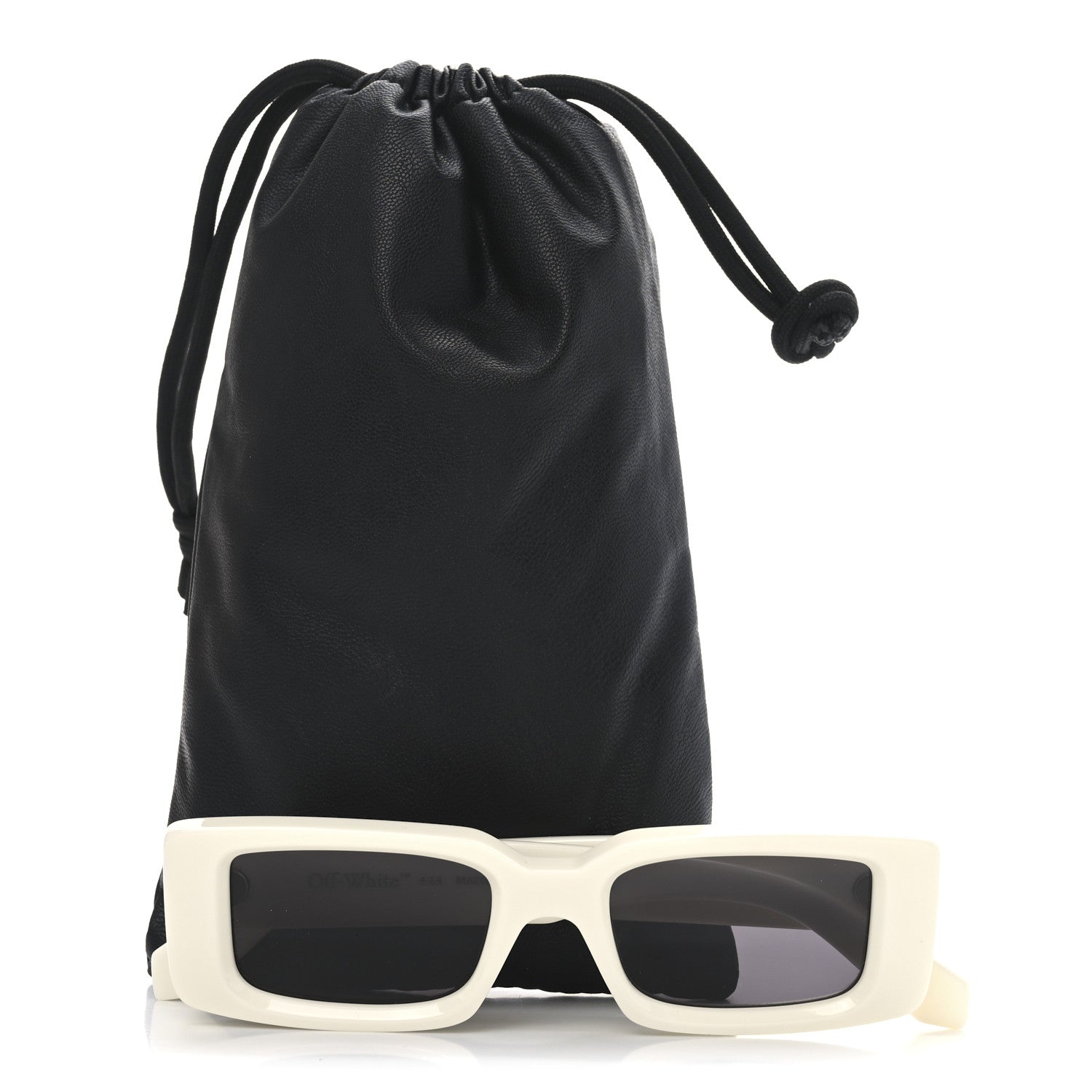 Off-White Acetate Arthur Square Sunglasses OBR1127 White 7 of 7