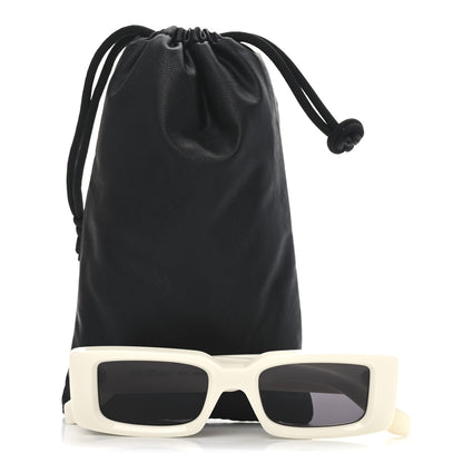 Off-White Acetate Arthur Square Sunglasses OBR1127 White 7 of 7