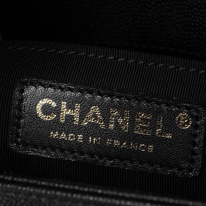 Chanel Caviar Quilted Medium Boy Flap Black 5 of 8