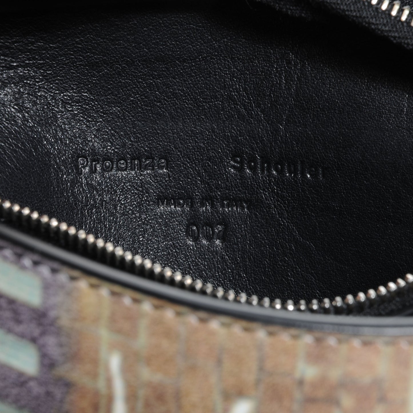 Leather PS1 Medium Gotham Print Satchel
