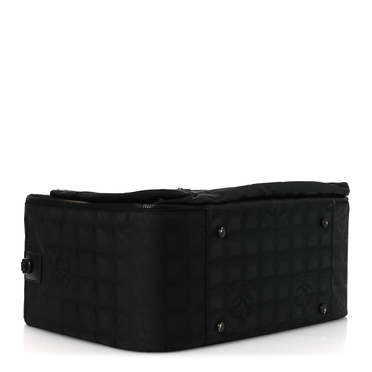 Chanel Nylon Travel Shoulder Bag Black 3 of 11