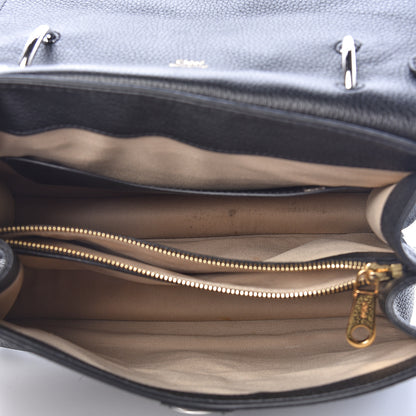 Chloe Grained Calfskin Medium Aby Day Shoulder Bag Black 7 of 11