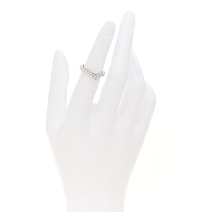 Harry Winston Platinum Diamond Ribbon Wedding Band Ring 49 4.75 2 of 5