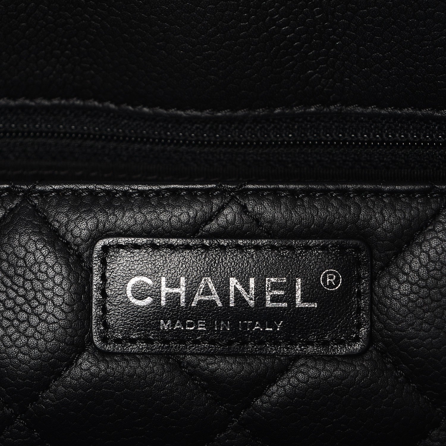 Chanel Caviar Quilted Large CC Box Shopping Tote Black 9 of 12