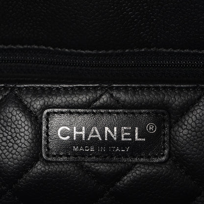 Chanel Caviar Quilted Large CC Box Shopping Tote Black 9 of 12