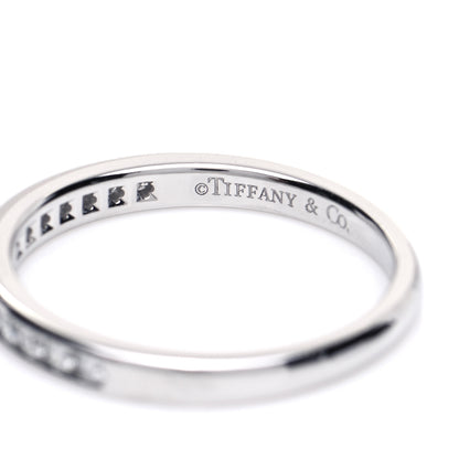 Tiffany Platinum Diamond Half Circle Wedding Band Ring 49 5 5 of 5