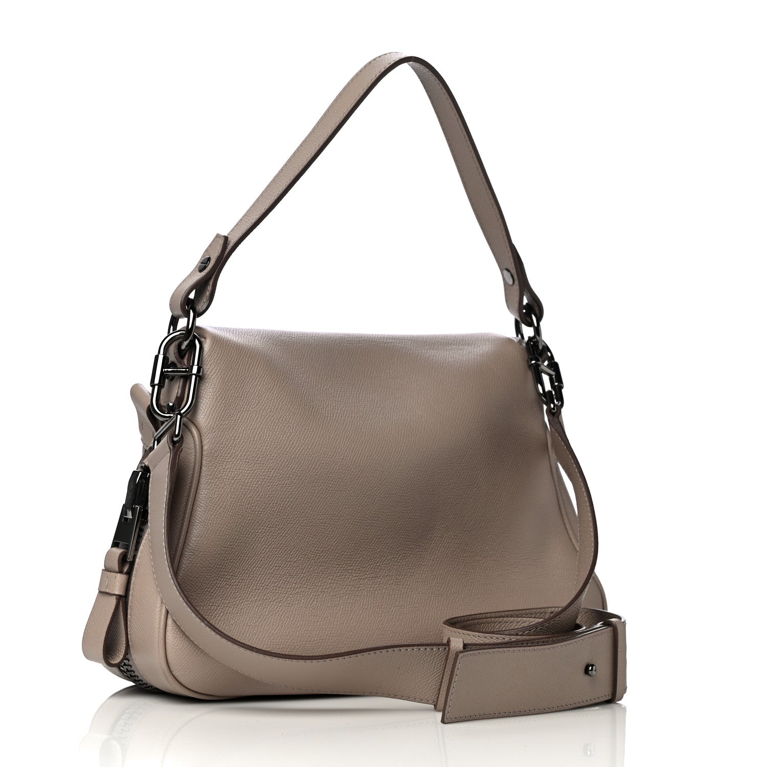 Tom Ford Calfskin Medium Jennifer Crossbody Silk Taupe 3 of 18