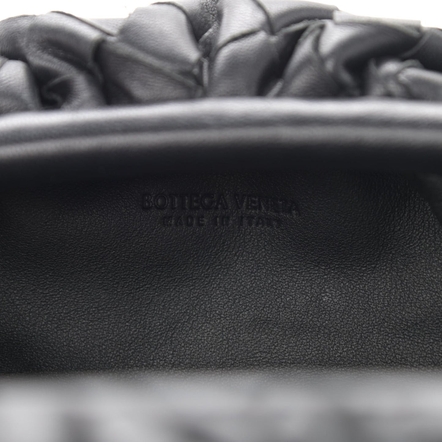 Nappa Intrecciato The Mini Pouch Black