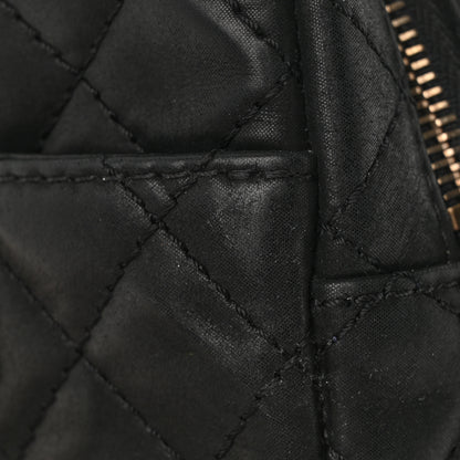 Chanel Nubuck Iridescent Calfskin Quilted Reissue Camera Case Black 12 of 12
