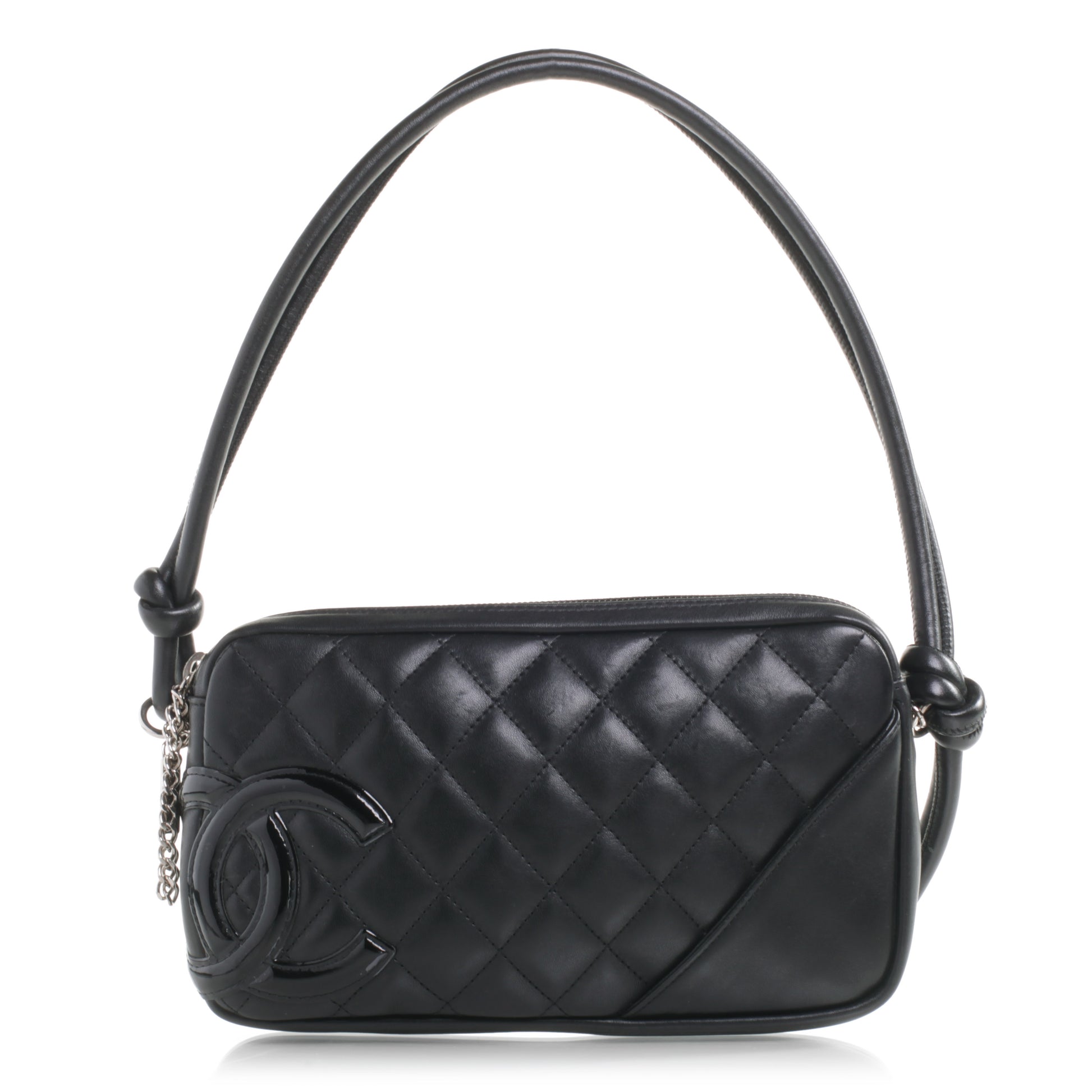 Chanel Calfskin Quilted Cambon Pochette Black 1 of 8