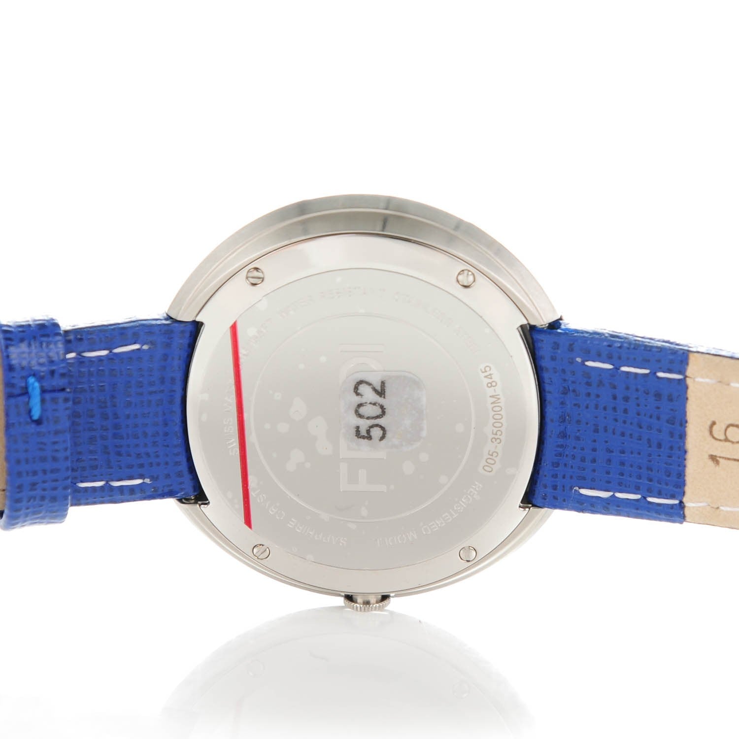 Fendi Stainless Steel Calfskin 36mm My Way Quartz Watch Blue 7 of 10