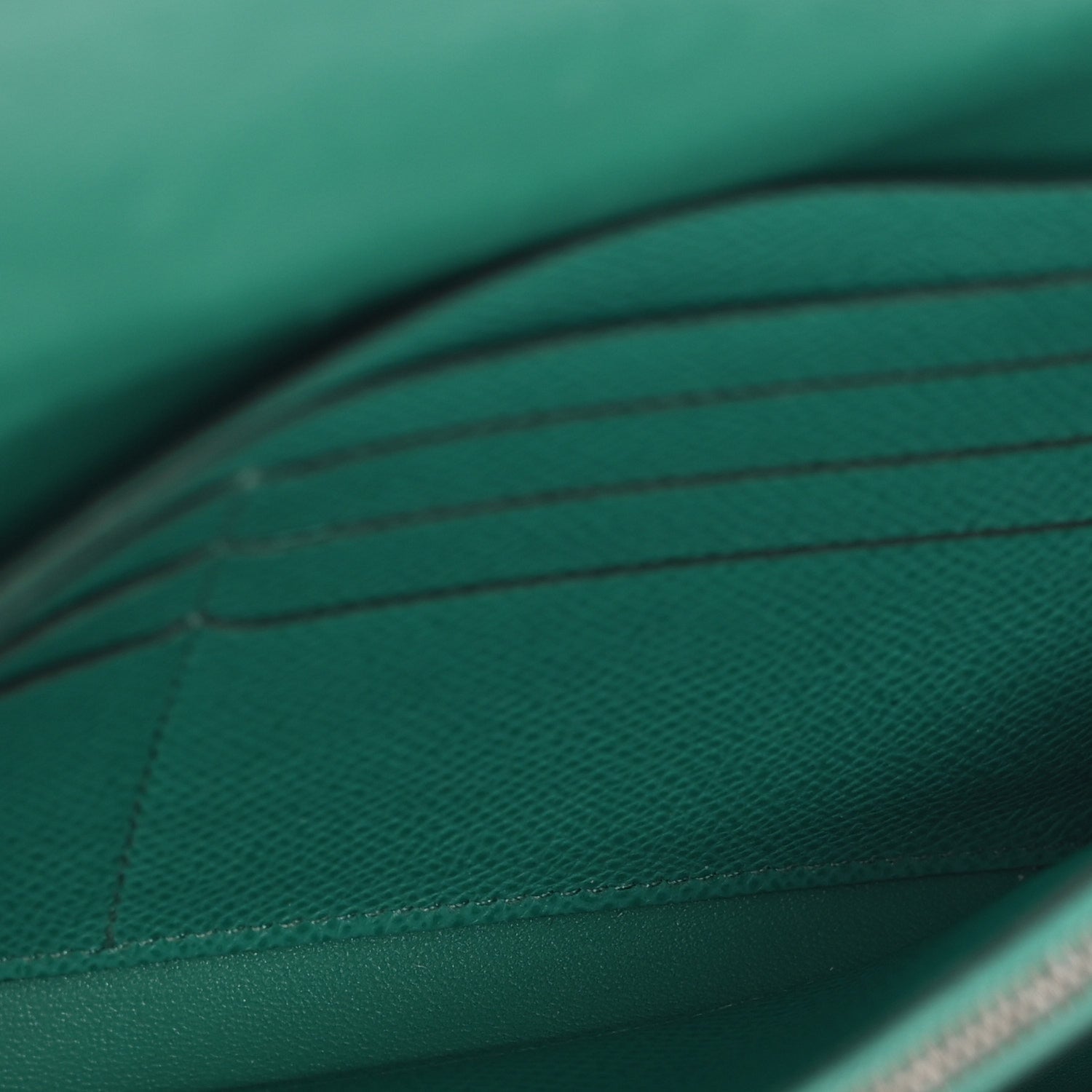 Hermes Epsom Constance Long To Go Wallet Vert Jade Bleu Brume 5 of 15
