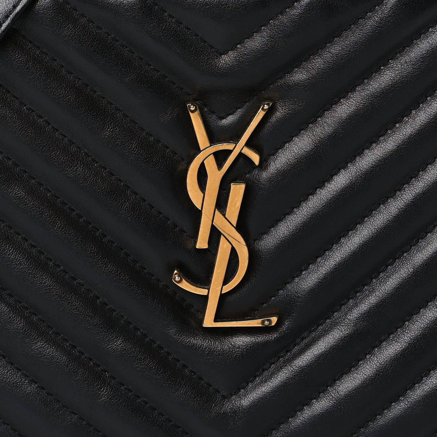Calfskin Matelasse Monogram Lou Camera Bag Black