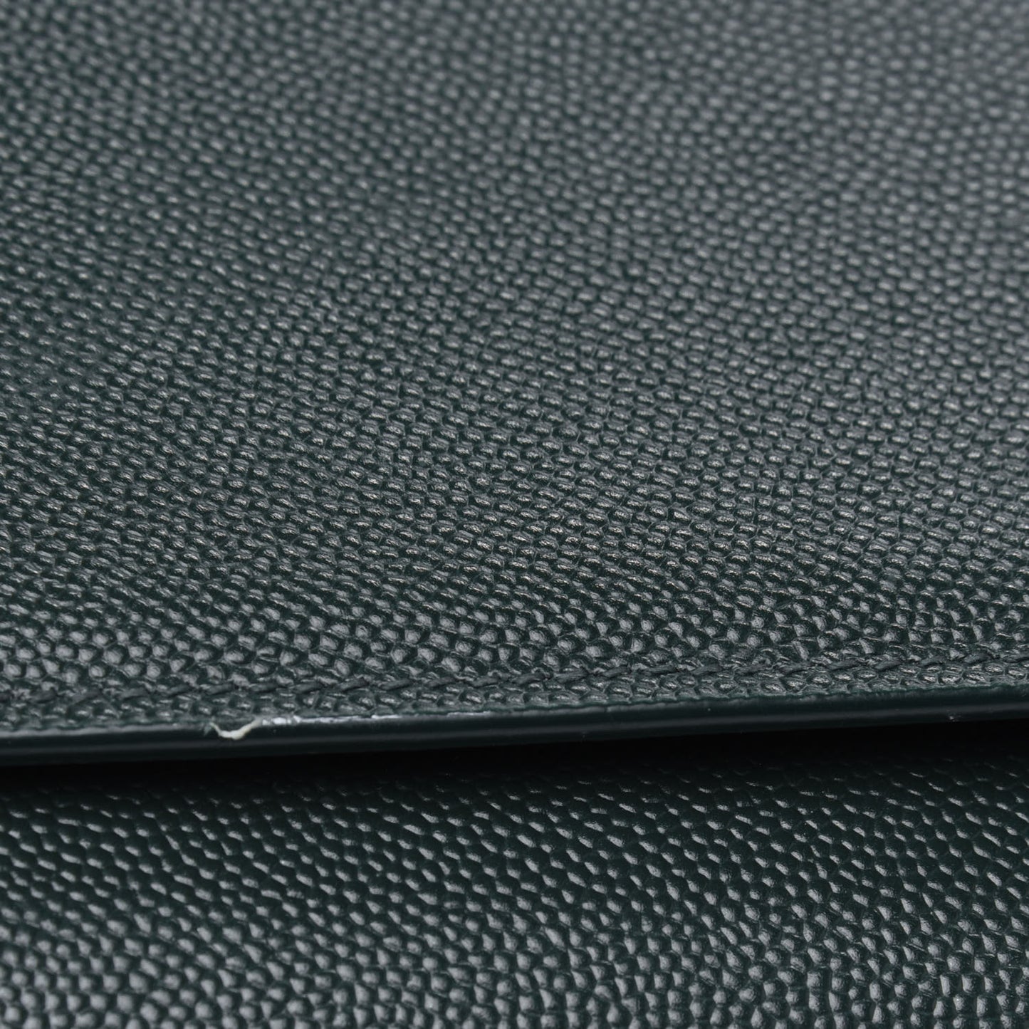 Grain De Poudre Medium Monogram Kate Satchel Vert Fonce